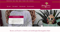 Desktop Screenshot of blumengalerie-albert.de